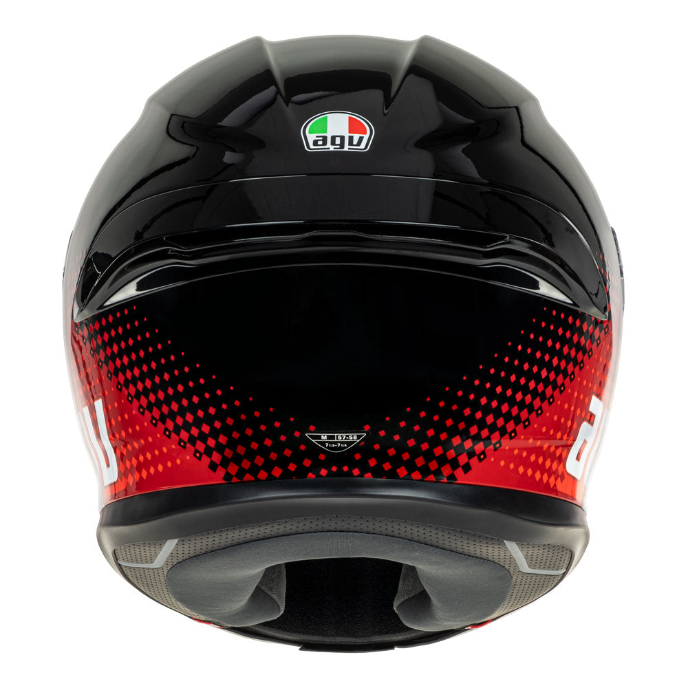 AGV K6 S Smu Fision Black/Red L