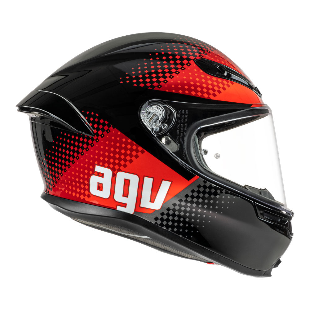 AGV K6 S Smu Fision Black/Red XL
