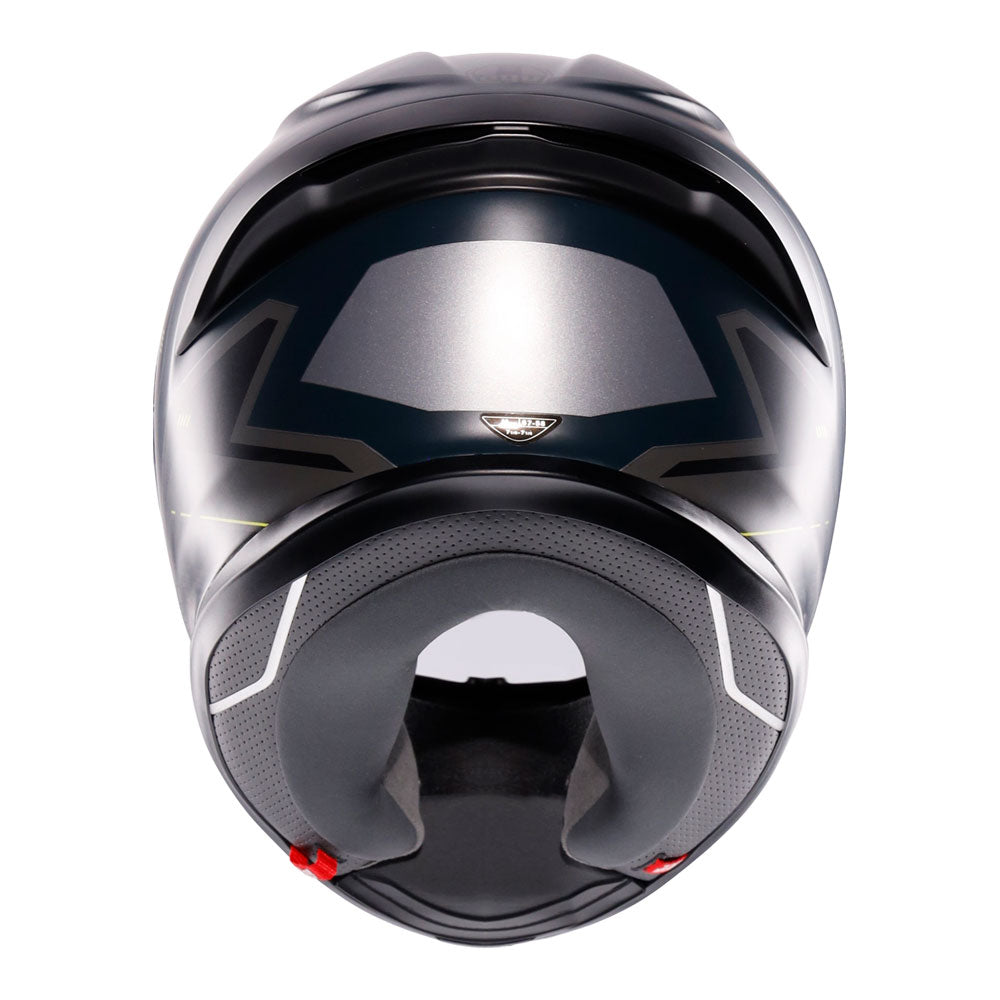 AGV K6 S Enhance Matt Grey/Fluro Yellow XL