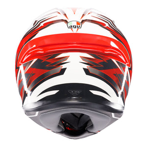 AGV K6 S Reeval White/Red/Grey XS