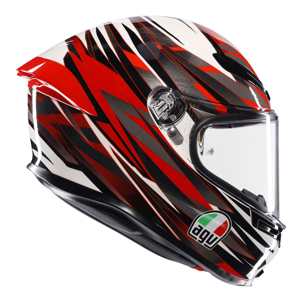 AGV K6 S Reeval White/Red/Grey M