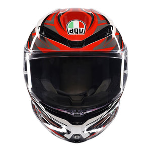 AGV K6 S Reeval White/Red/Grey L