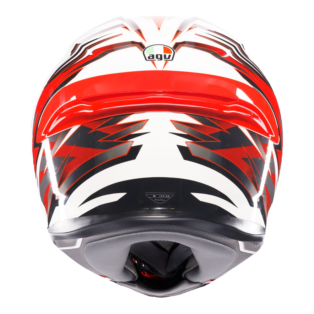 AGV K6 S Reeval White/Red/Grey L
