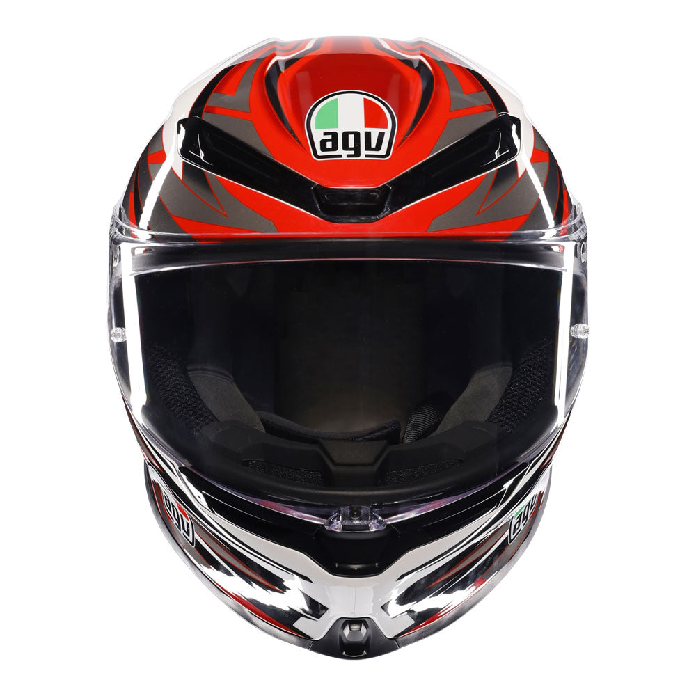 AGV K6 S Reeval White/Red/Grey XL