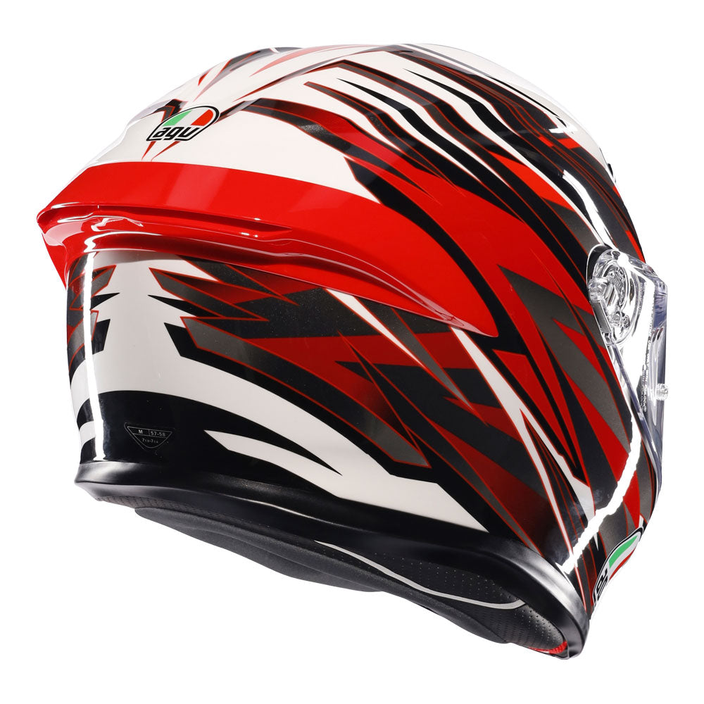AGV K6 S Reeval White/Red/Grey 2XL