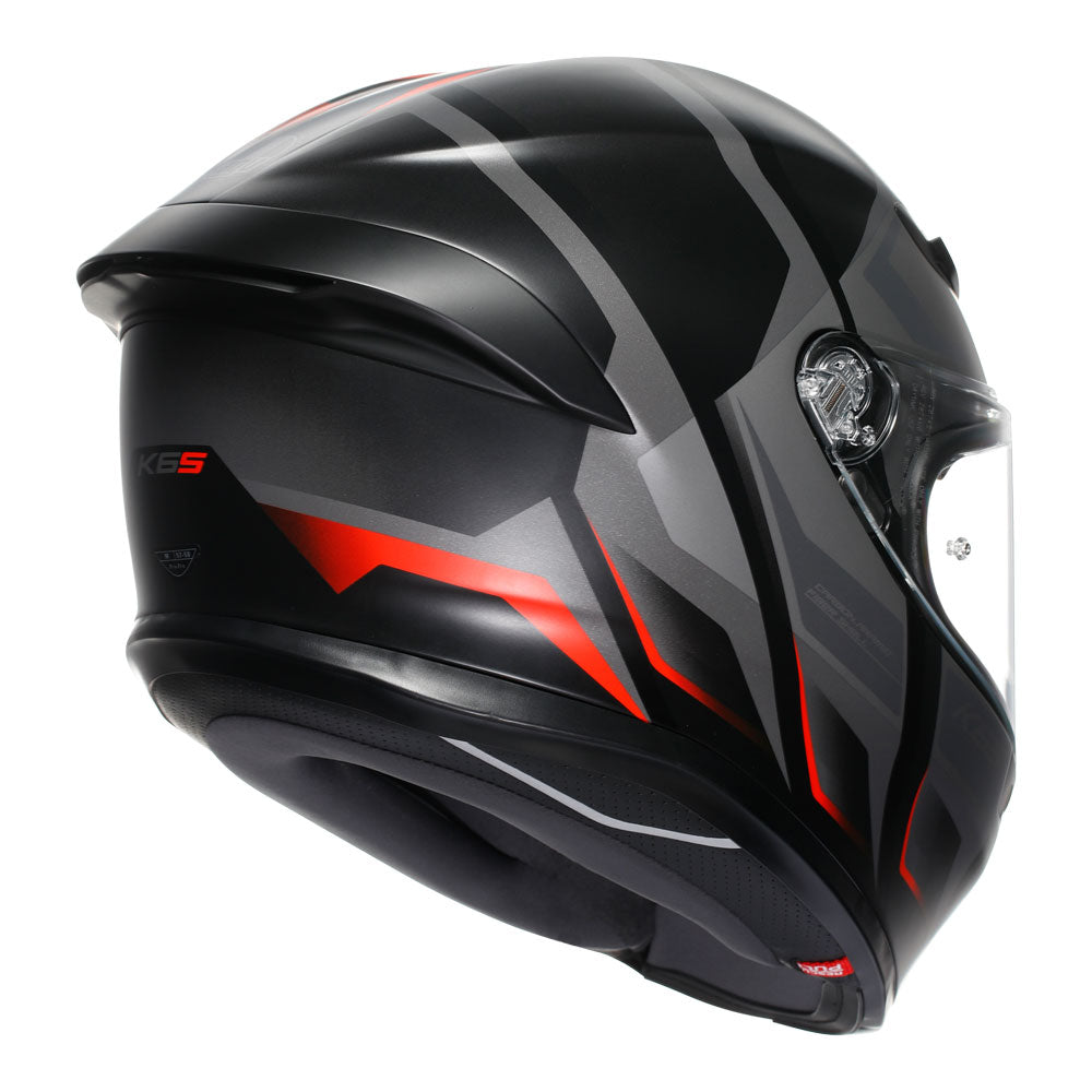 AGV K6 S Karve Black/Grey/Red L