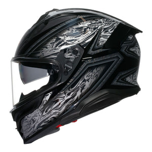 AGV K7 Damascus Black/Silver S