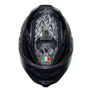 AGV K7 Damascus Black/Silver S