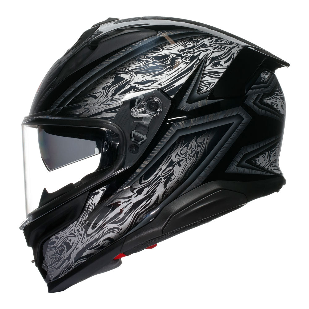 AGV K7 Damascus Black/Silver XL
