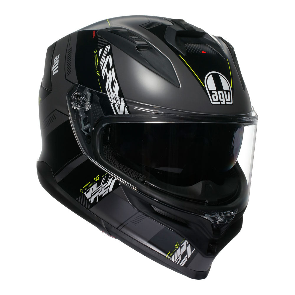AGV K7 Kyber Matt Grey/Fluoro Yellow S
