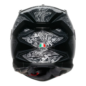 AGV K7 Damascus Black/Silver XL