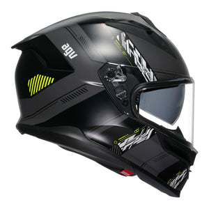 AGV K7 Kyber Matt Grey/Fluoro Yellow L