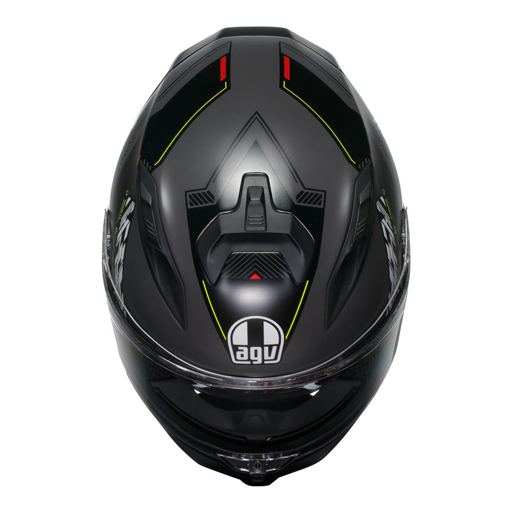 AGV K7 Kyber Matt Grey/Fluoro Yellow XL