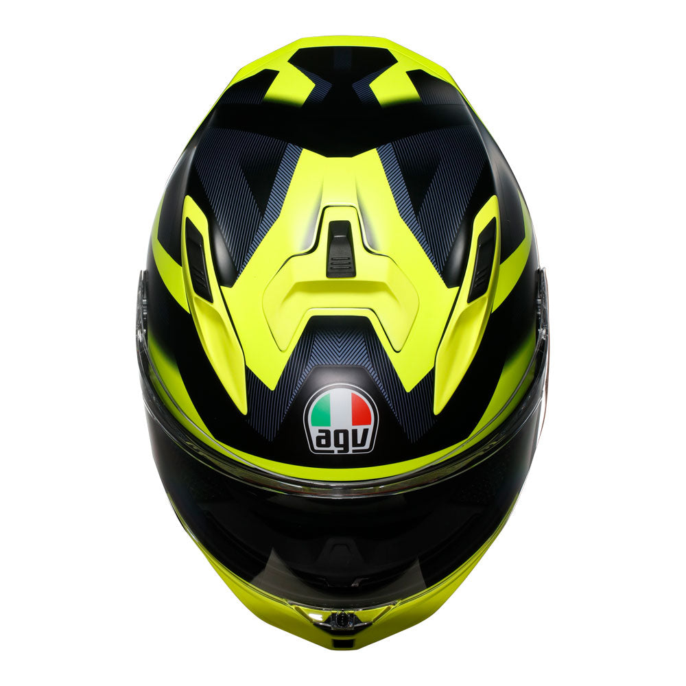 AGV K7 Glimpse Black/Fluoro Yellow S