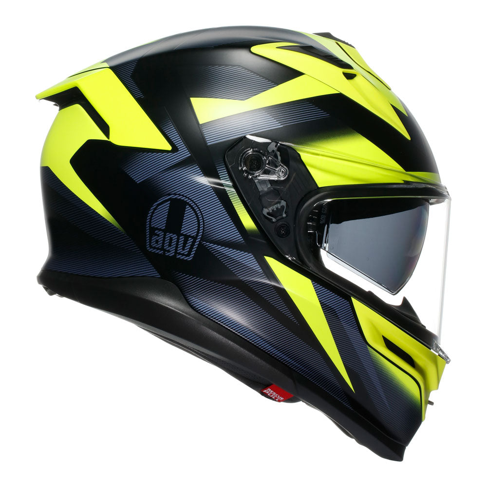 AGV K7 Glimpse Black/Fluoro Yellow XL