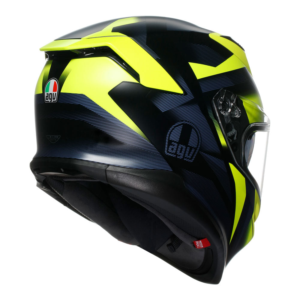 AGV K7 Glimpse Black/Fluoro Yellow XL