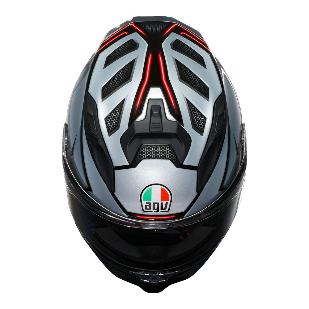 AGV K7 Jaeger Black/Silver S