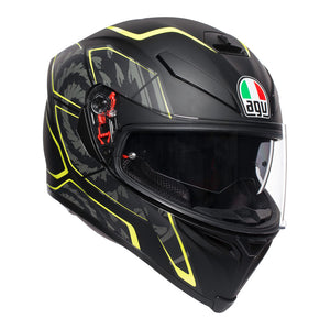 AGV K5 S Tornado Matt Black/Yellow Fluro MS*