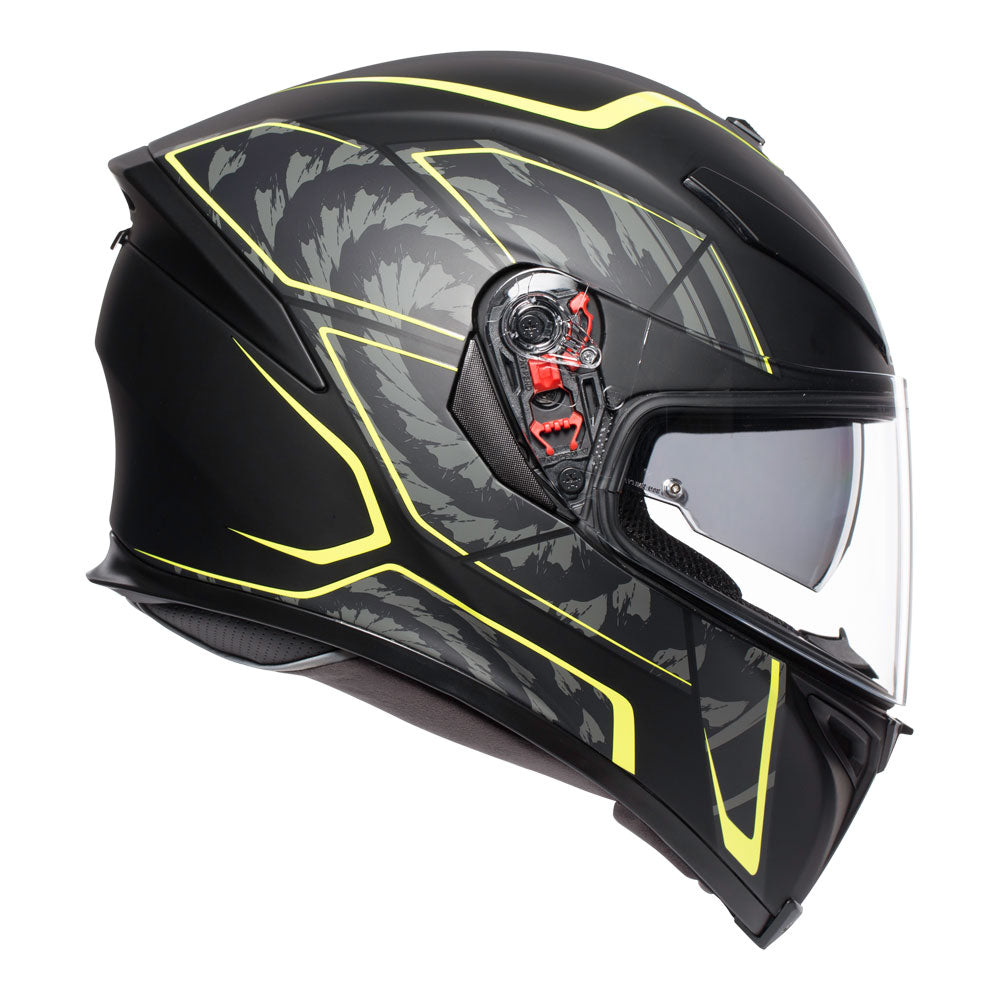 AGV K5 S Tornado Matt Black/Yellow Fluro XL*