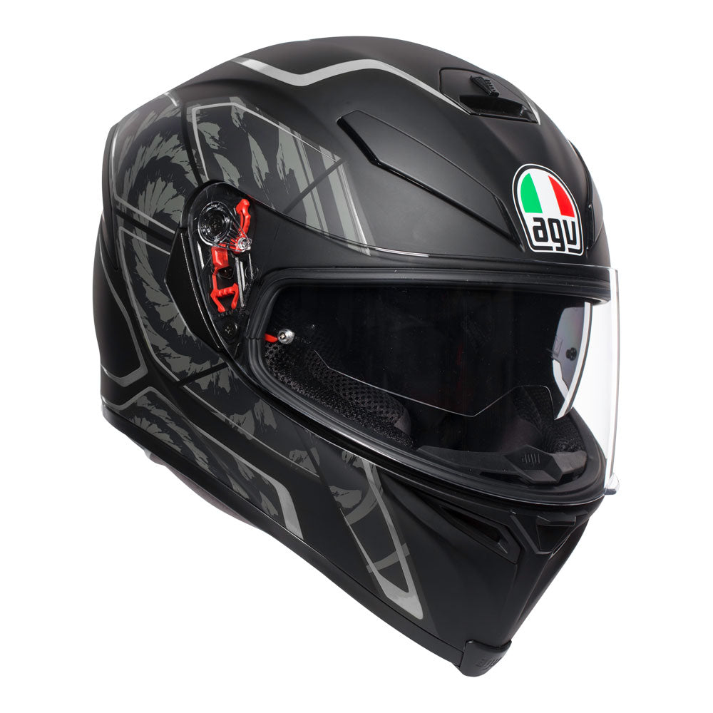 AGV K5 S Tornado Matt Black/Silver XS*