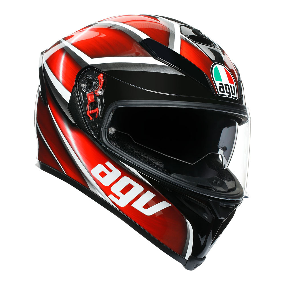 AGV K5 S Tempest Black/Red XS*