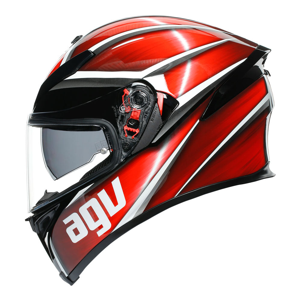 AGV K5 S Tempest Black/Red XS*