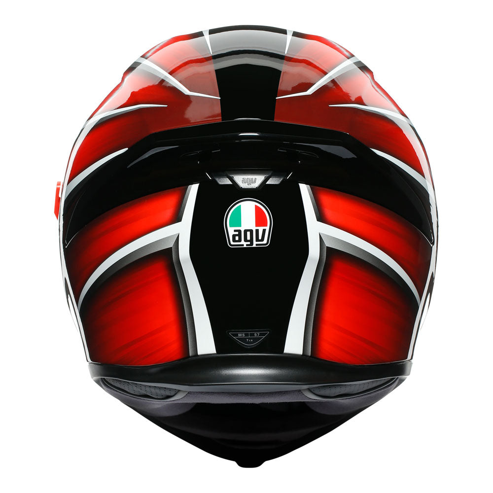 AGV K5 S Tempest Black/Red XS*