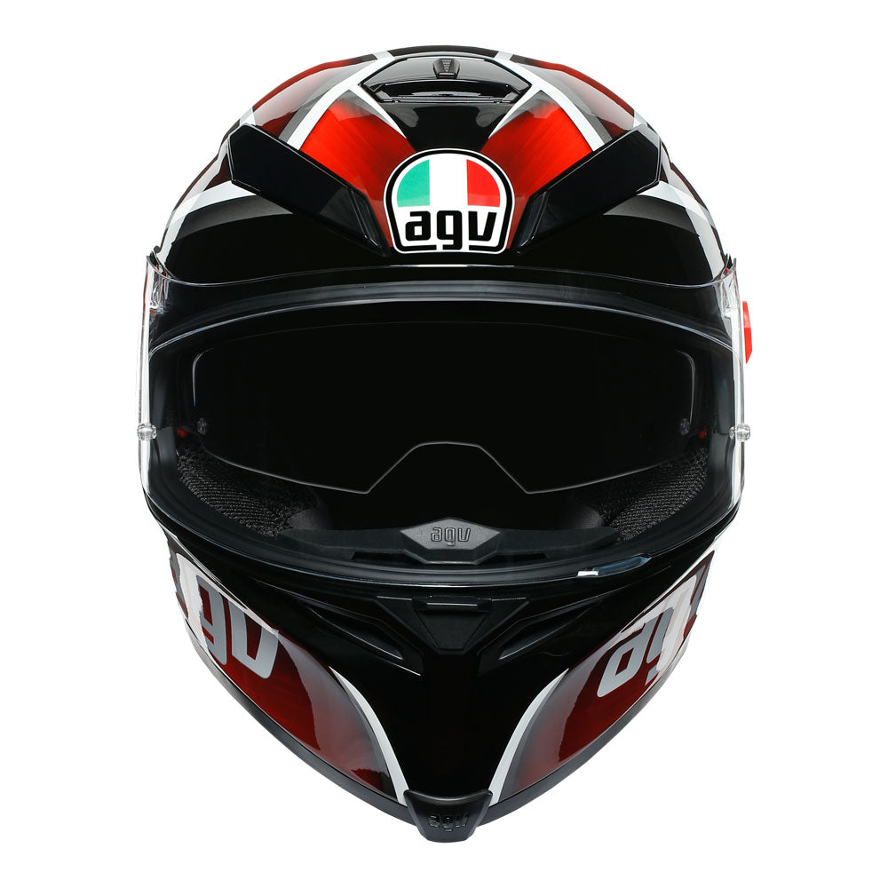 AGV K5 S Tempest Black/Red S*