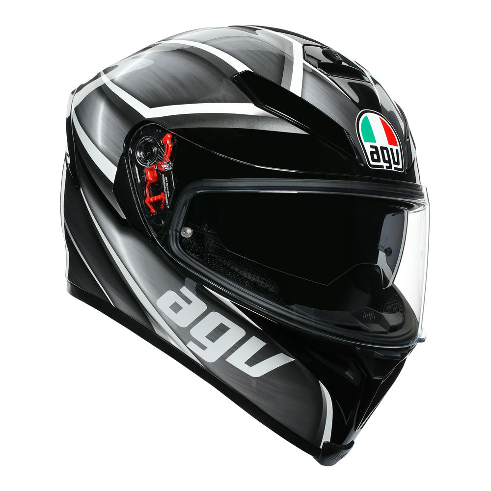 AGV K5 S Tempest Black/Silver S*