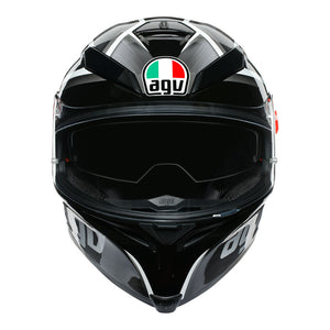 AGV K5 S Tempest Black/Silver MS*