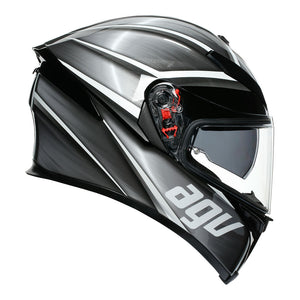 AGV K5 S Tempest Black/Silver MS*