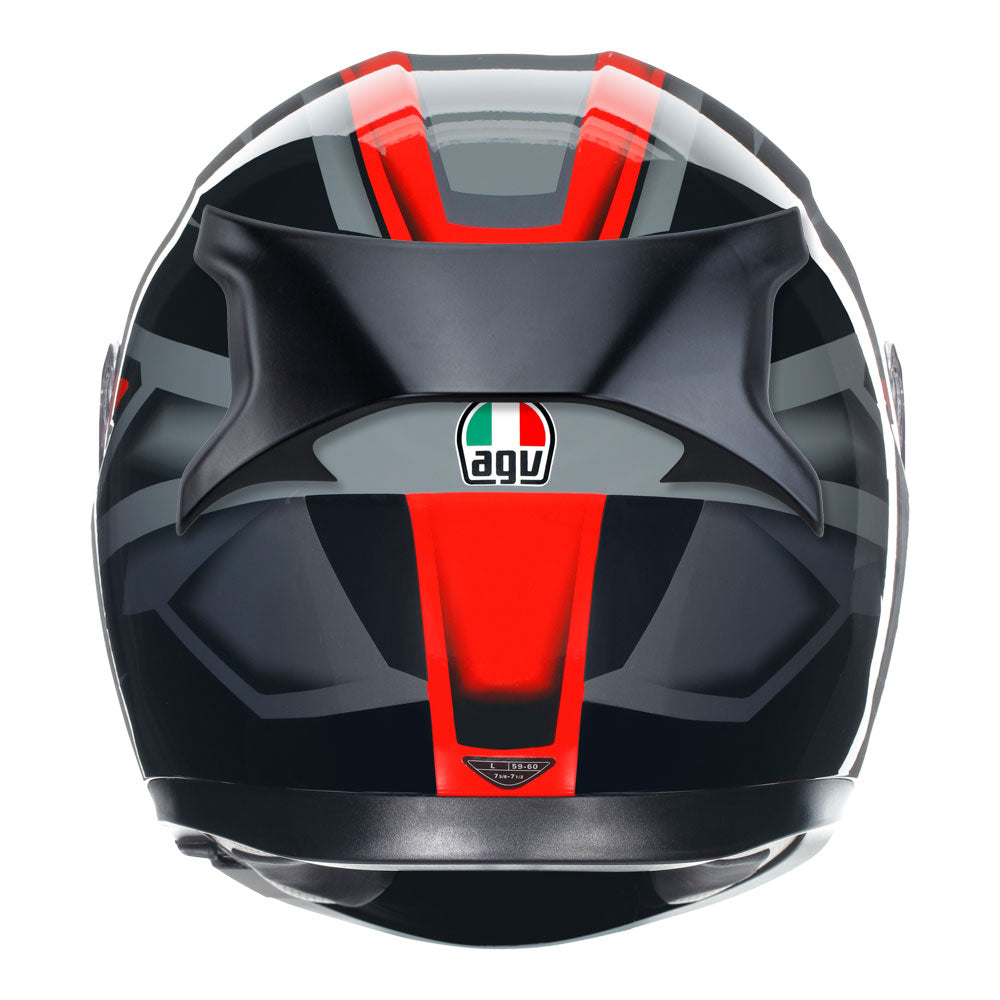 AGV K3 Compound Black/Red XL