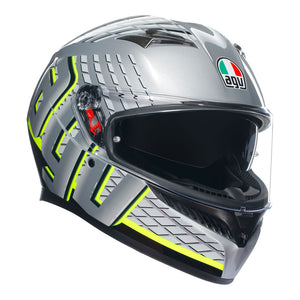 AGV K3 Fortify Grey/Black/Yellow Fluro M