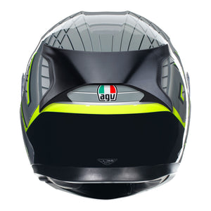 AGV K3 Fortify Grey/Black/Yellow Fluro L