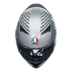 AGV K3 Fortify Grey/Black/Yellow Fluro XL