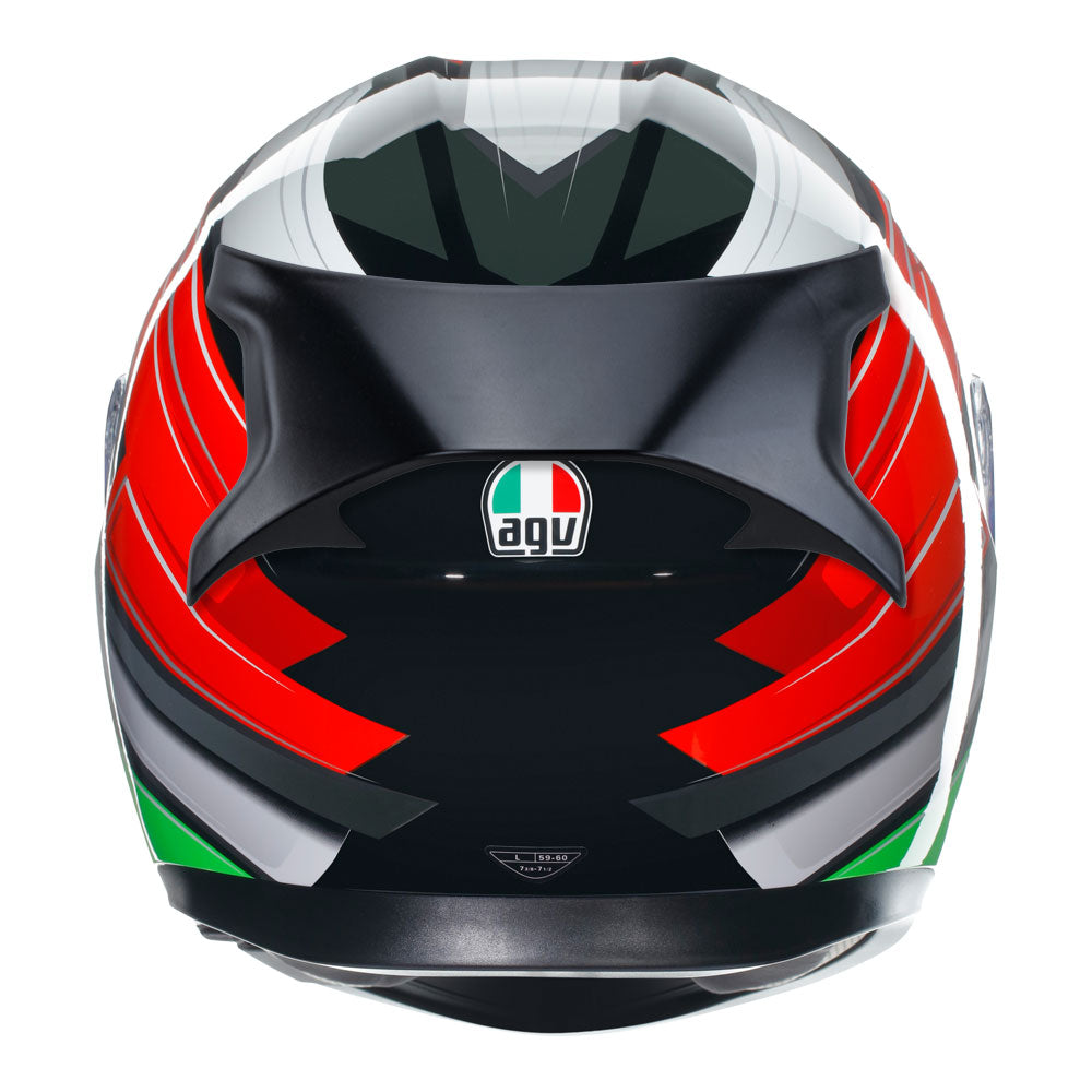 AGV K3 Wing Black/Italy S