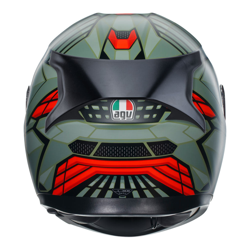 AGV K3 Decept Matt Black/Green/Red XS