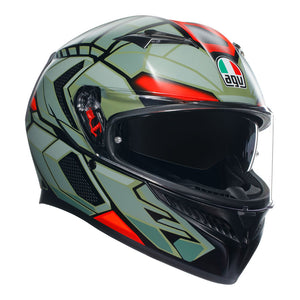 AGV K3 Decept Matt Black/Green/Red L