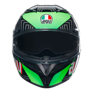 AGV K3 Kamaleon Black/Red/Green M