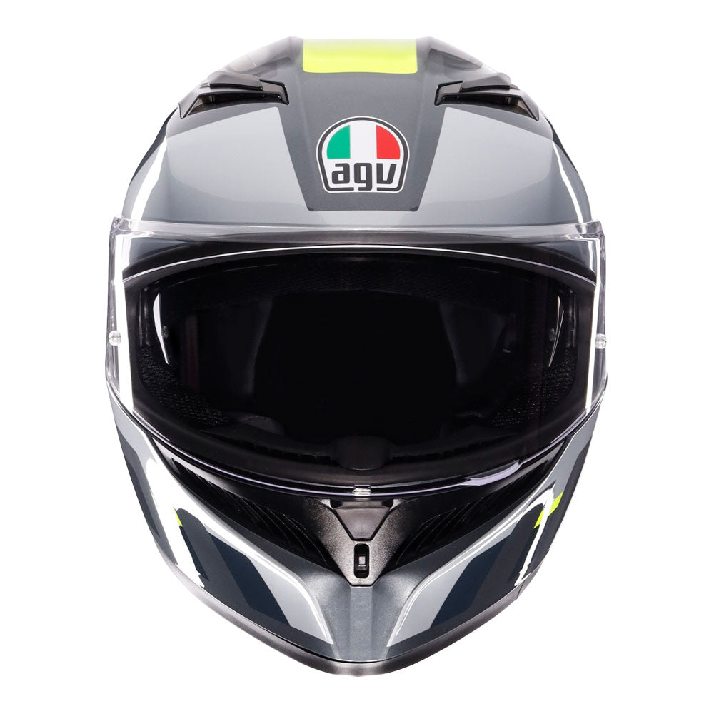 AGV K3 Shade Grey/Fluro Yellow S