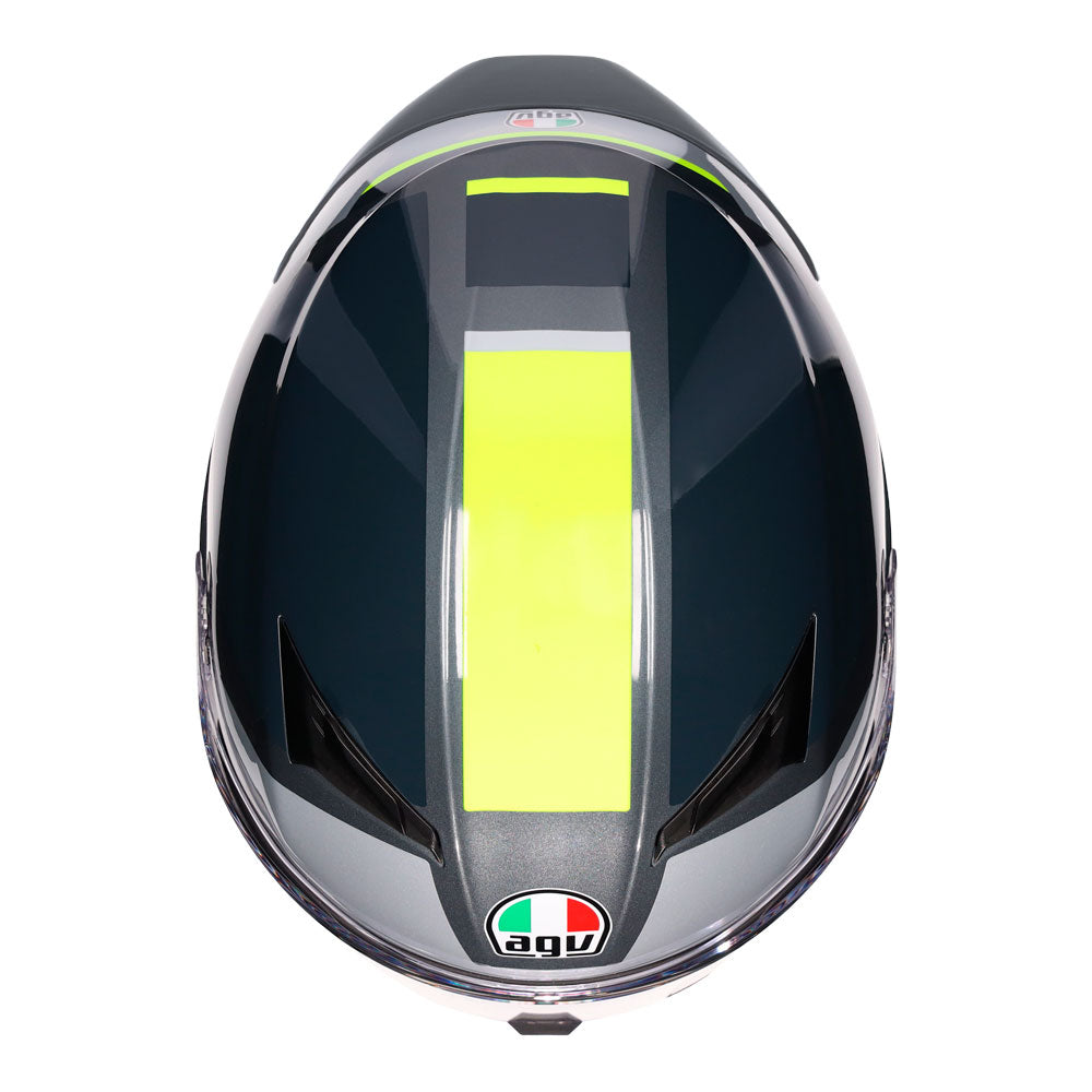 AGV K3 Shade Grey/Fluro Yellow L