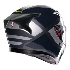 AGV K3 Shade Grey/Fluro Yellow 2XL