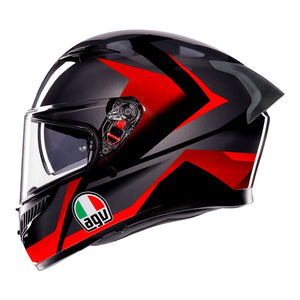 AGV K3 Striga Matt Black/Grey/Red 2XL