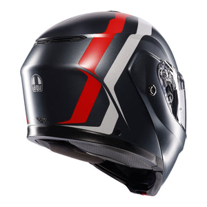 AGV Streetmodular Resia Matt Grey/Silver/Red XL