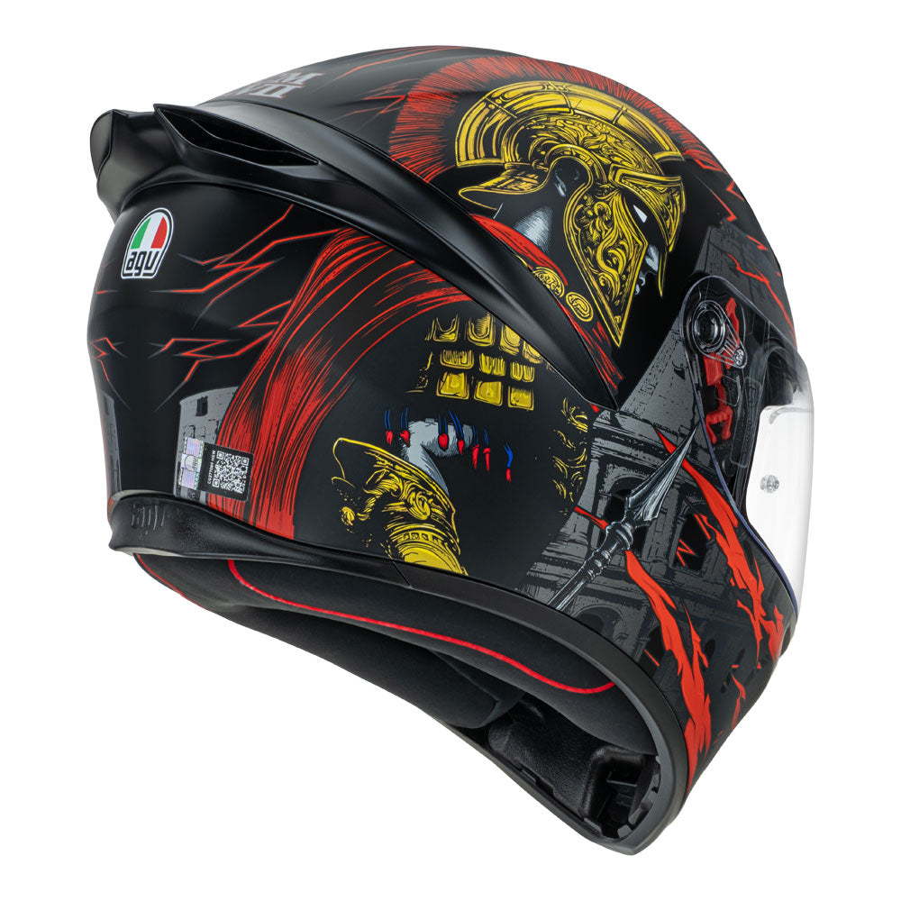 AGV K1 S Gladiator Matt Black/Gold/Red S