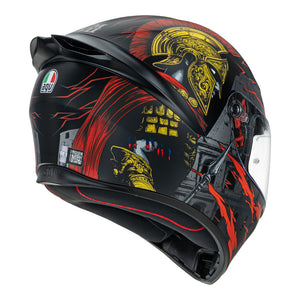AGV K1 S Gladiator Matt Black/Gold/Red M