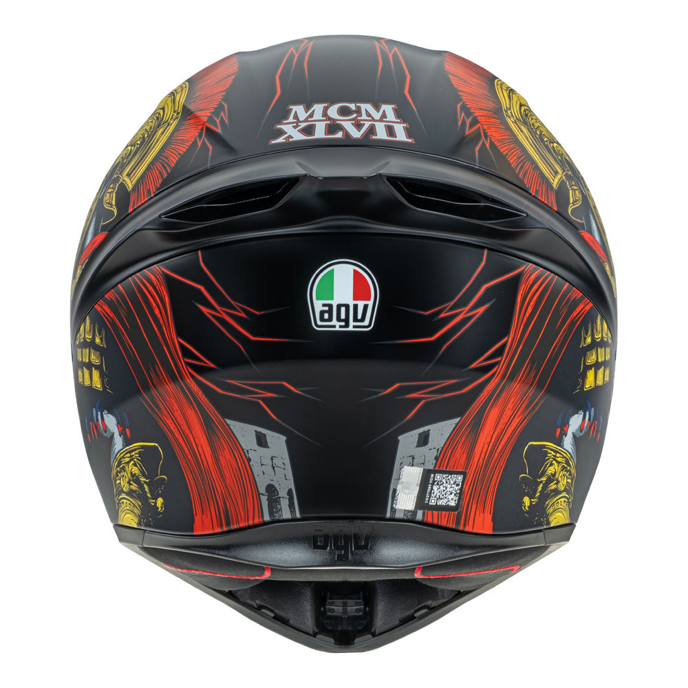 AGV K1 S Gladiator Matt Black/Gold/Red XL