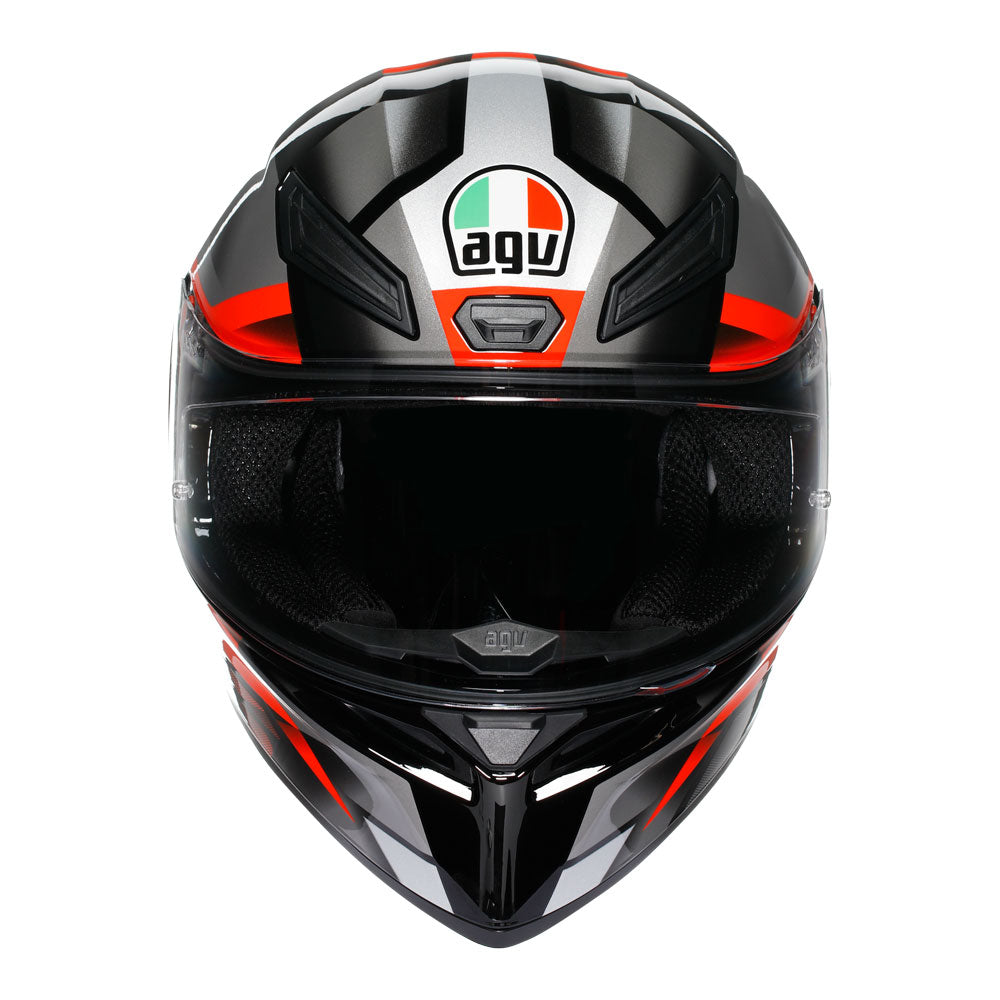 AGV K1 S Fastlap Black/Grey/Red M
