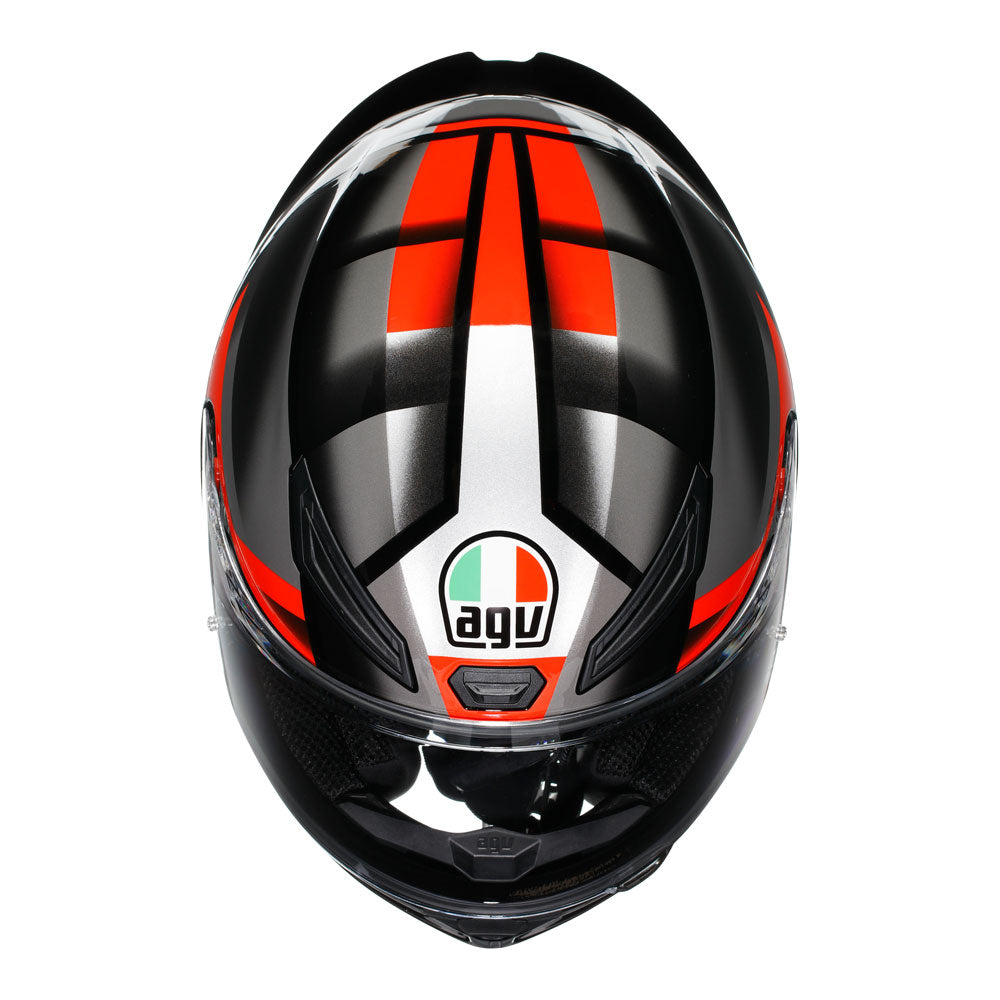 AGV K1 S Fastlap Black/Grey/Red XL