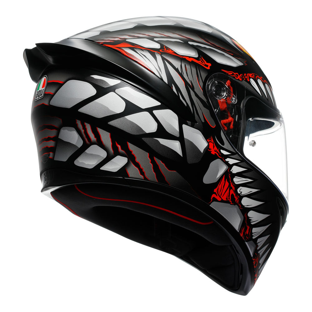 AGV K1 S Lyzard Black/Grey/Red S
